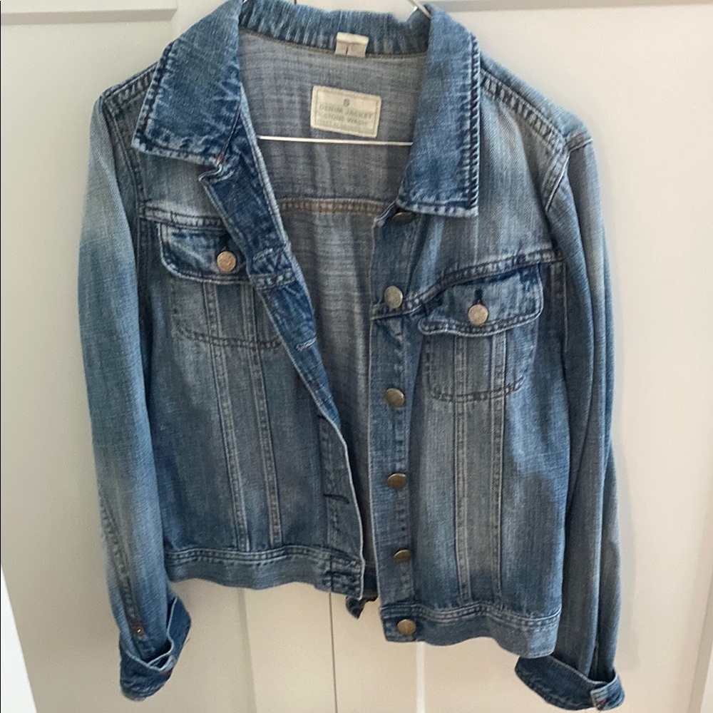 Blue Jean Jacket Classic Style Medium Wash